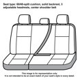 thumbnail image 2 of Fundas de Asiento Covercraft Carhartt Super Dux SSC8489COBK para Silverado Sierra 2019 a 2025 Segunda Fila 60 40, 2 of 5