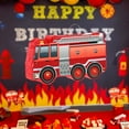 thumbnail image 7 of Dserhfy Firetruck Pinata with Stick Blindfold Confetti Small Firefighter Birthday Decoration for Kids Boys Firetruck Theme Birthday Party Supplies, 7 of 7