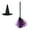 Purple, variant on Witch Broomstick for Halloween â Flying Broom Prop, Detachable Handle for Easy Storage, Halloween Accessory & Party Decoration for Adults & Kids