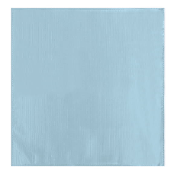 Jacob Alexander Men's Silk Blend Solid Color Pocket Square Handkerchief Hanky - Sky Blue