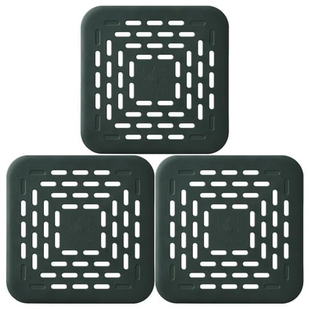 

3pcs Kitchen Sink Filters Anti-Blocking Vegetables Waste Filter Cover Hair Filters for Home Restaurant (Green)