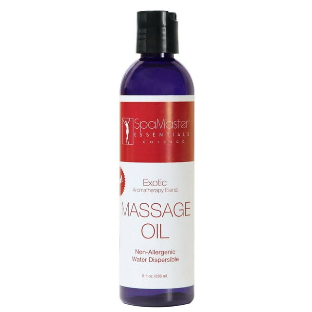 Master Massage Blend Exotic Dispersible Aromatherapy Oil Sensual Silky Fragrant 8 Oz