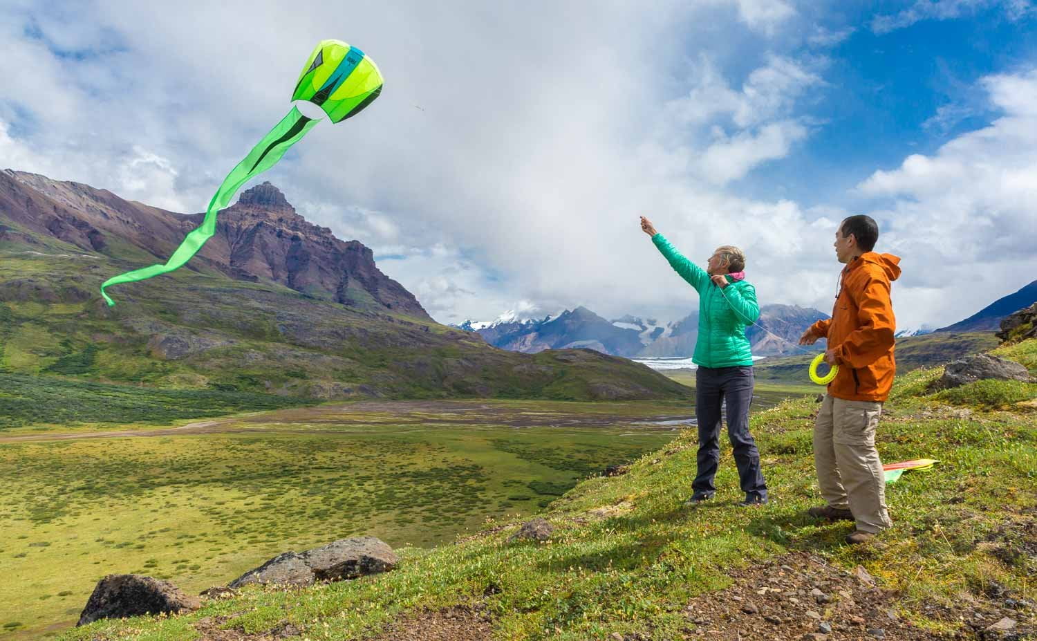 Prism Bora 7 Single Line Kite, Jade
