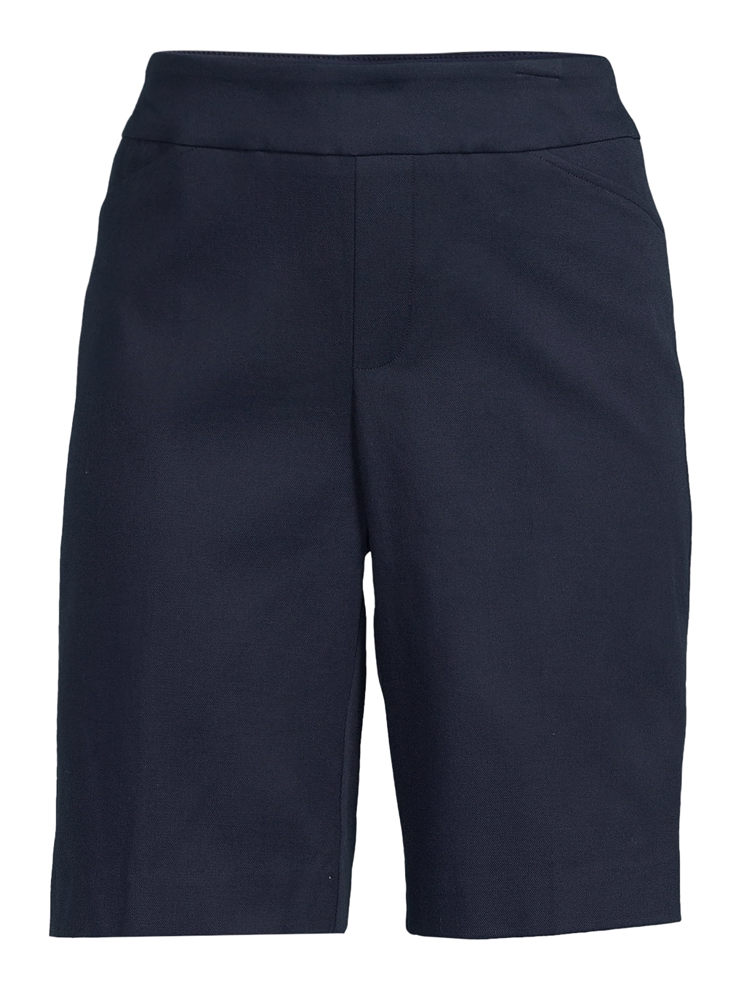 navy blue bermuda shorts womens
