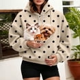 thumbnail image 2 of Unisex Oversized Fit Cat Hoodie with Pouch Pet Hoodies Kangaroo Pocket Dog Pullover Sweatshirt, 2 of 8