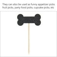 thumbnail image 3 of Masteelf 24pcs Black Dog Cupcake Toppers for Birthday Decor Fun Bone and Footprint Cake Picks, 3 of 8