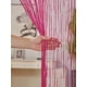 thumbnail image 3 of Nvzi 1 paquete de cortinas de 39 x 79 pulgadas para puertas, divisores de ambientes,cortinas colgantes con cuentas para puertas de armarios de dormitorios, rosa, 3 of 4
