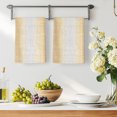 thumbnail image 3 of Khaki Brown Kitchen Towels Set of 3, Vintage Ombre Solid Color Minimalist Farmhouse Absorbent Dish Towels for Kitchen, Microfiber Hand Towel, Quick Drying Tea Towel for Cleaning Decorative Dishcloths, 3 of 7