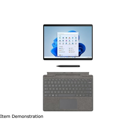 Surface Pro X – 13” Touch Screen – Microsoft SQ1 – 8GB Memory – 256GB SSD – Device Only - Platinum