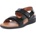 thumbnail image 6 of Strive Aruba Women's Leather Sandal With Three Adjustable Straps In Black Size 5.5/6, 6 of 6