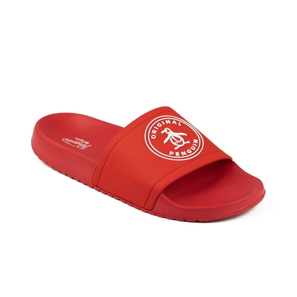 Sandalia Slides Color Rojo Talla 26 Original Penguin OP100146M