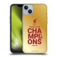 thumbnail image 1 of Head Case Designs Officially Licensed Liverpool Football Club 2020 Champions Gold Typography Soft Gel Case Compatible with Apple iPhone 14 Plus, 1 of 7