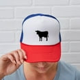 thumbnail image 6 of CafePress - Black Cow - Adjustable Unisex Printed Trucker Hat with Mesh Back, 6 of 10
