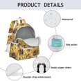 thumbnail image 4 of Sunflower Backpack for School,Cute School Bag,Schoolbag with Adjustable Shoulder Straps & Padded Back,13.4"x11"x4.7", 4 of 6