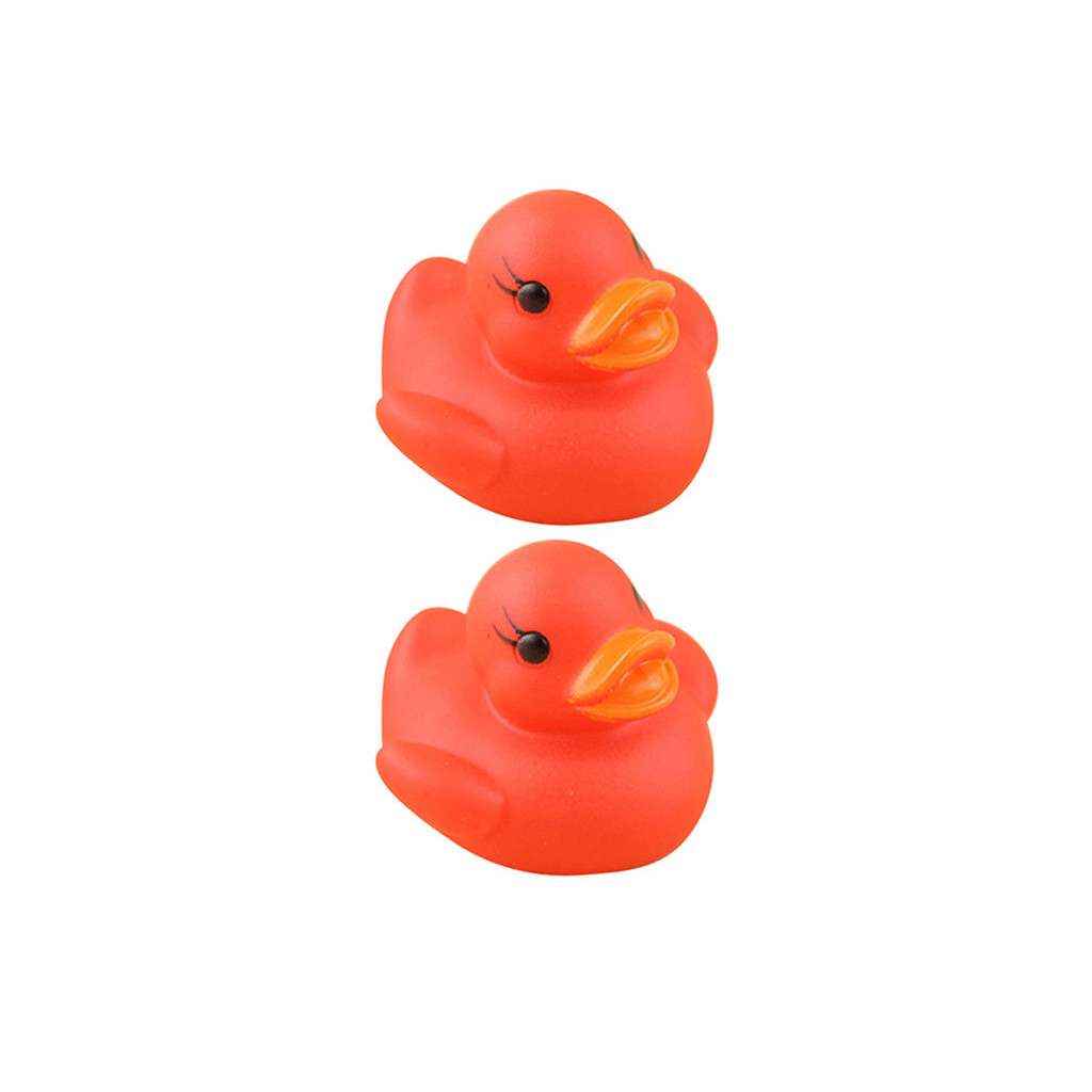 Siaonvr 2Pcs Yellow RubberDuck LED Light Up Ducks Bath Toy Squeaky Water Play Kids Walmart