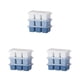 thumbnail image 5 of Injueey Pack of 3 Ice Cubes Molds Club Supply Reusable Kitchen Leakproof DIY Refrigerator with Icing 6-grid Lid Homemade Mould Type1 NO1, 5 of 6