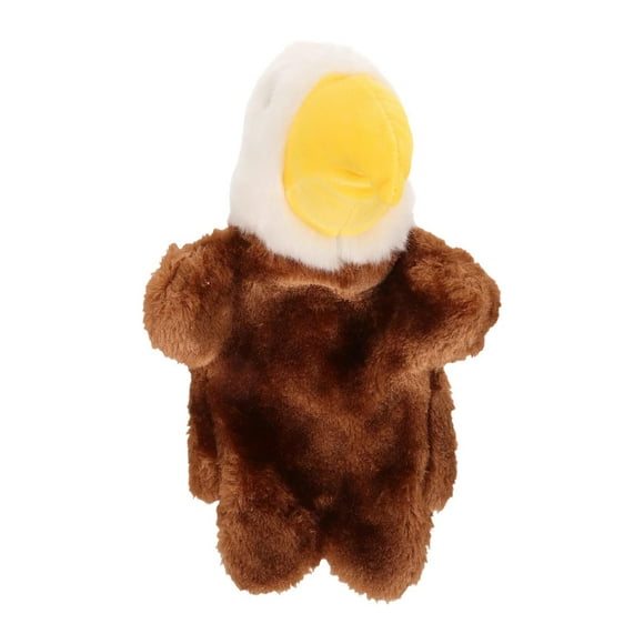 Títere de mano de águila de felpa, juguete de peluche, juguete de animales de peluche, juego de juego de roles para adultos, regalos de cumpleaños