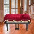thumbnail image 1 of Phenofice Red Piano Cover 1Pack for Piano Keyboard Protective Cloth with Velvet, 1 of 6