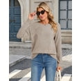 thumbnail image 5 of Fall Sweaters for Women Bow Lightweight Knit Sweater Crewneck Casual Pullover Sweaters Shermie, 5 of 9