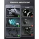 thumbnail image 4 of Ventilador de Escape iLiving 16 Pulgadas con Motor DC y Controles de Temperatura y Humedad, 4 of 8