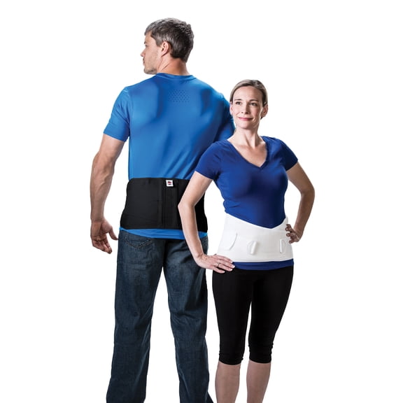 Core Products Corfit LS Lumbar Support Adjustable Back Brace for Pain Relief, Men/Women - Black, XXLarge
