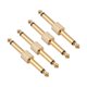 thumbnail image 5 of Guitar de 6.35 mm Pedal falso Pedal de guitarra Acoplador Hombre para adaptador masculino para instrumentos musicales, 5 of 9