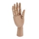 thumbnail image 3 of Mano de maniquí de madera pintada, lado derecho, perfecta para dibujar y crear Handy Art, 3 of 8