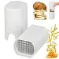 thumbnail image 2 of Potato Chipper French Fry Cutter For Potatoes French Fries Cutter Vegetable Chopper Potato Cutter For French Fries Home Kitchen Gadgets For Potatoes Carrots, 2 of 5