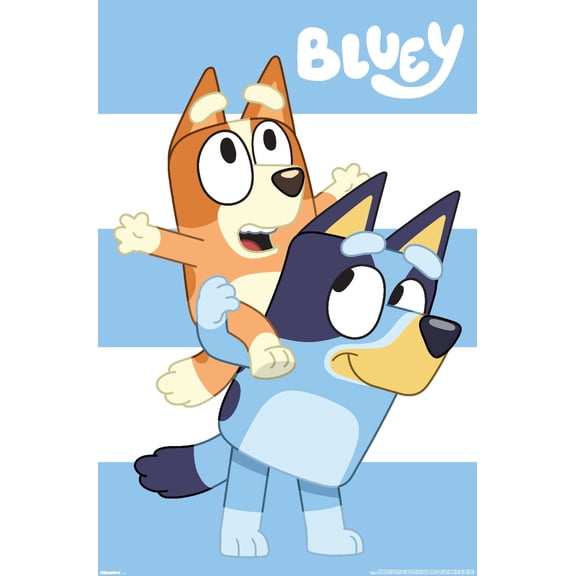 Bluey (2018) - Stripes Wall Poster, 22.375" x 34"