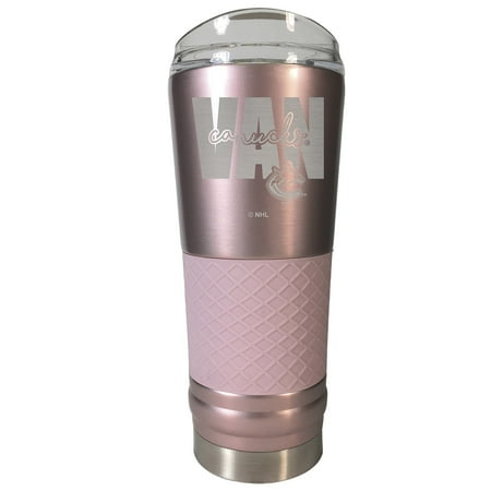 

Vancouver Canucks 24oz. Draft Rose Gold Tumbler
