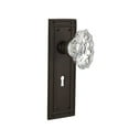 thumbnail image 4 of Nostalgic Warehouse Mischa_Psg_234_Kh Vintage Chateau Fluted Crystal Passage Door Knob Set, 4 of 5