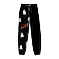 thumbnail image 7 of felwors Women's Elastic Waist Halloween Sweatpants Relaxed Fit Tapered Joggers Pocket Lounge Wear 2025 Black, XXXL, 7 of 7