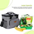 thumbnail image 3 of Bolsa térmica de 15 l, bolsa de picnic, bolsa de almuerzo, bolsa aislada, exterior plegable, 3 of 5