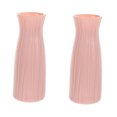 thumbnail image 5 of Niceauty 2Pcs Unique Flower Vase Pink Modern Ceramic Ornament Indoor Decoration, 5 of 8