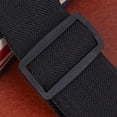 thumbnail image 3 of Sangle de Guitare Réglable pour Guitares Électriques Acoustiques Basses Ukulélé Noir Nylon, 3 of 9