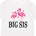 thumbnail image 4 of Inktastic Sister Announcement Flamingo Sister Girls Long Sleeve Toddler T-Shirt, 4 of 5