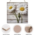 thumbnail image 3 of White Daisy Wooden Sign Hanging Wood Plaques Spring Wall Decor Garden Sign Colorful Daisy Hanging Sign for Home Decor Office Kitchen Housewarming Gift 12x12 Inch, 3 of 8