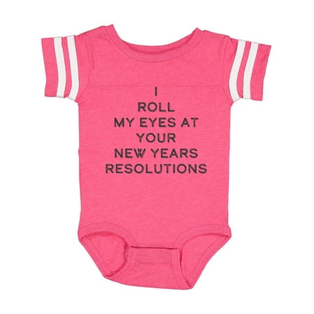 

Inktastic I Roll my Eyes at Your New Years Resolutions Gift Baby Boy or Baby Girl Bodysuit