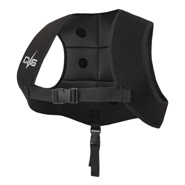 Chaleco de peso para buceo con 6 bolsillos laterales de neopreno para pesca submarina L o XL