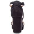 thumbnail image 2 of CHINESE LAUNDRY Womens Black 1 Platform Ankle Strap Padded Go On Block Heel Buckle Dress Heeled Sandal 8.5 M, 2 of 2
