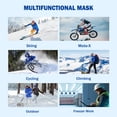 thumbnail image 7 of Windproof Ski Face Mask, Winter Thermal Fleece Cover for Cold Weather Breathable Full Coverage Face Mask for Men Women, 7 of 7