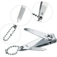 thumbnail image 2 of 12 Pcs Stainless Nail Clippers Set Fingernail Clippers and Toenail Cutter Tool Set, Men, Women, Elder, Home Travel Salon Care, 2 of 4