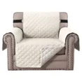 thumbnail image 2 of CJC Non-slip Sofa Cover Reversible Quilted Couch Slipcover Waterproof Tear Resistant Furniture Protector for Kids Pets, 3 Sizes, 2 of 12