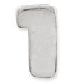 thumbnail image 3 of 925 Sterling Silver Charm For Bracelet Kids Number 1 Bead Kid Line, 3 of 8