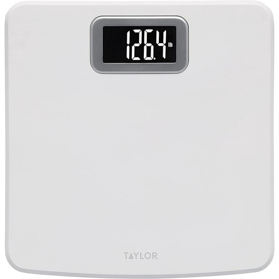 Taylor 400 Lb. Capacity Digital Bathroom Scale White
