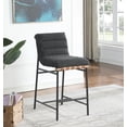 thumbnail image 2 of Dining Chairs Lahni 17.75" Dark Gray Boucle Fabric Counter Height Chair,Fabric Dining Chairs, 2 of 4