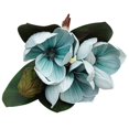 thumbnail image 1 of Simulation Magnolia Fresh-keeping Eye-catching Pretty Table Centerpieces Artificial Flowers Photography Props (White), 1 of 13