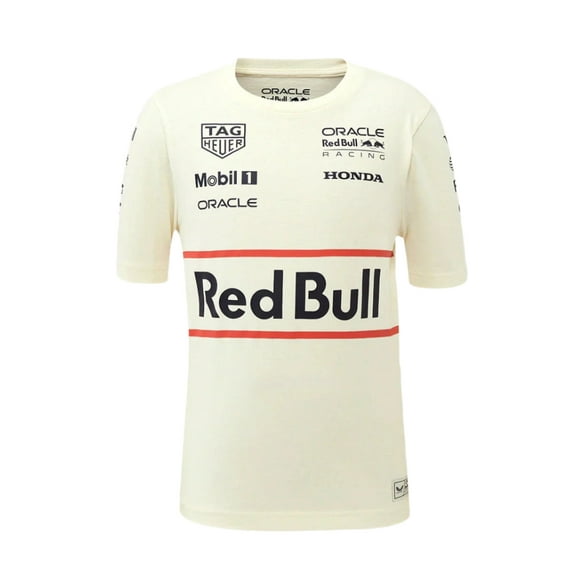 Red Bull Racing F1 Kids Heritage Team T-Shirt - Youth Egret