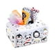 thumbnail image 5 of Caja de pañuelos para bebés con 8 bufandas de colores, juguetes suaves para bebés de alto contraste, juguetes sensoriales para actividades de viaje Blanco negro CUTICAT juego sensorial, 5 of 8