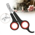 thumbnail image 2 of Herramienta de aseo Tijeras para uñas mascota pájaro loro animales pequeños accesorio para pájaros loros pequeños mango negro y rojo, 2 of 5